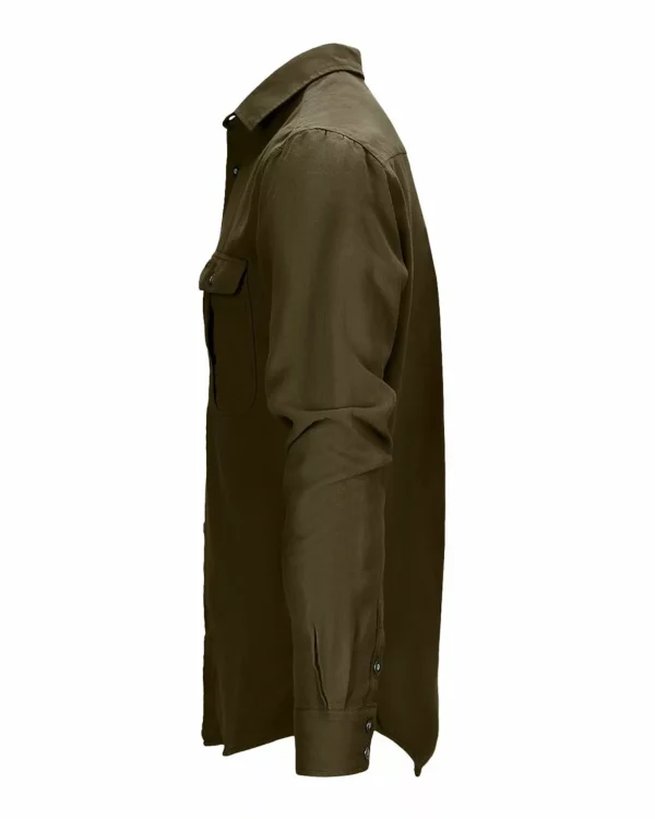 Shop Amundsen Sports Amundsen Flannel Shirt 485 Hunter Green