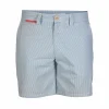 Discount Amundsen Sports Beach Shorts 555 Pinstripe Blue