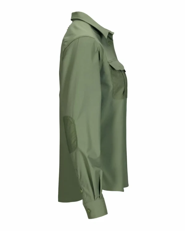 Clearance Amundsen Sports Cityscape Shirt 405 Leaf Green