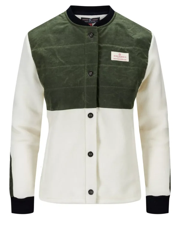 Clearance Amundsen Sports Field Fleece Wool 611 Natural/Green