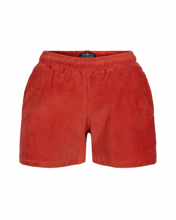 Store Amundsen Sports 4Incher Comfy Cord Shorts 165 Red Clay