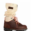 Clearance Amundsen Sports Mountain Mucks Waxed Cotton 650 Dark Oak/Natural
