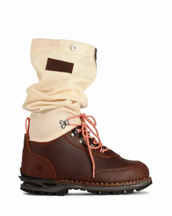 Clearance Amundsen Sports Mountain Mucks Waxed Cotton 650 Dark Oak/Natural