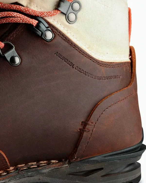 Clearance Amundsen Sports Mountain Mucks Waxed Cotton 650 Dark Oak/Natural