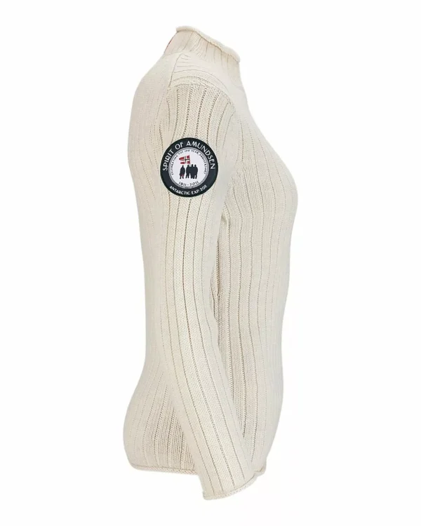 Shop Amundsen Sports Roalda Roll Neck 600 Oatmeal