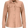 Sale Amundsen Sports Safari G.Dyed Linen Shirt 650 Camel