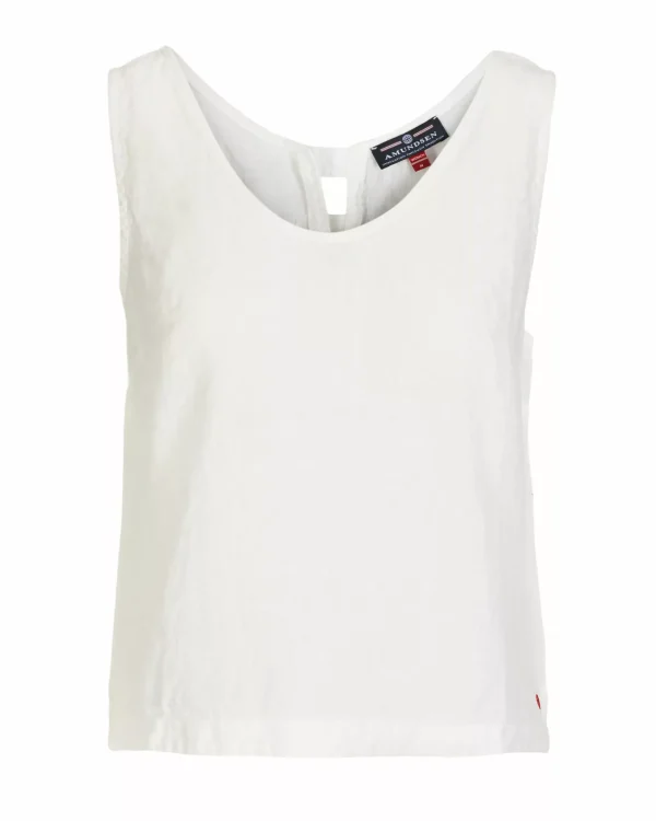 Shop Amundsen Sports Safari Linen Top 610 Natural