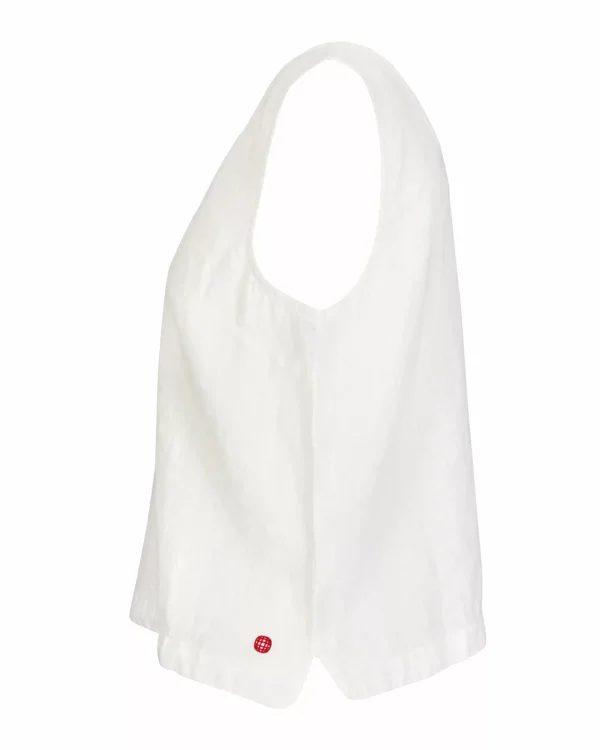 Shop Amundsen Sports Safari Linen Top 610 Natural