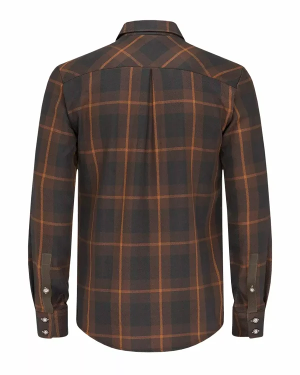 Best Sale Amundsen Sports Skauen Field Shirt 215 Hunter Brown Checks
