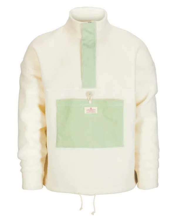 Shop Amundsen Sports Vagabond Cord Fleece 403 Natural/Lichen Green