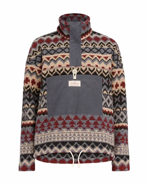 Outlet Amundsen Sports Vagabond Tradition Fleece 520 Faded Blue/Pattern