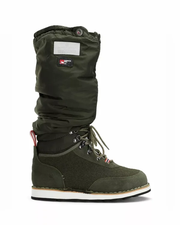 Best Amundsen Sports Winter Mucks Insulated 450 Olive/Olive Suede