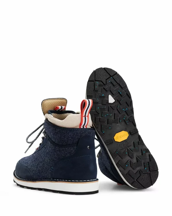 Fashion Amundsen Sports Winter Mucks Low Cut 591 Navy Suede/Navy Wool